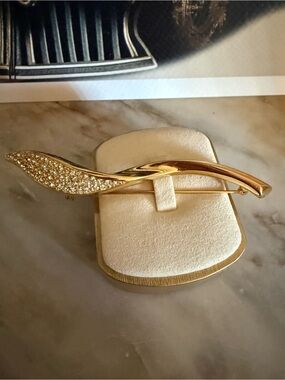 Christian Dior Crystal Accent Brooch